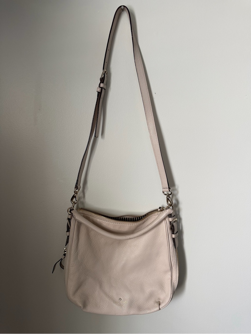 kate spade cream Pebbled Leather Shoulder & Crossbody Bag